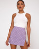 Image of Sheny Mini Skirt in Daisy Field Lavender