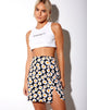 Image of Sheny Skirt in Daisy Love Black