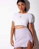 Image of Sheny Mini Skirt in Violet