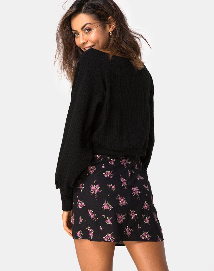 Image of Sheny Skirt in Sohey Rose Black