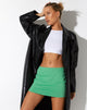 image of Ima Mini Skirt in Tailoring Green