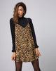 Image of Sanna Slip Dress in Leopard