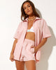 Image of Smita Shirt in Poplin Pink Lady Take It Easy