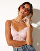 Image of Yumi Sunglasses in Pink and Gold