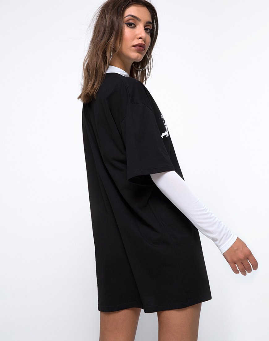 playboy oversized t shirt dress Missguided x Playboy Oversized Hoodie T-Shirt Dress With Logo Embroidery Long Sleeve Pullover Crew Neck Mini Casual Fall Winter Sweatshirt Dress
