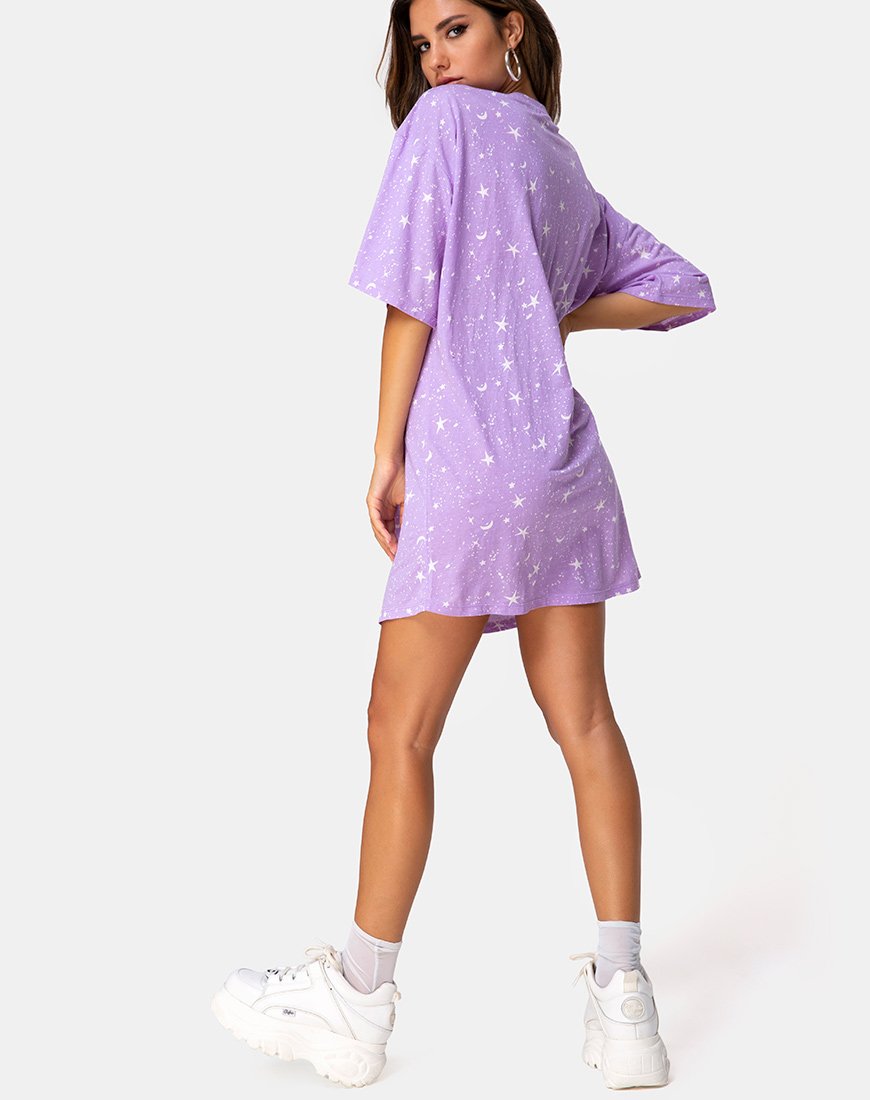 motel oversized t shirt dress Oversized T Shirt Dress With Script Love Slogan In Dusky Pink