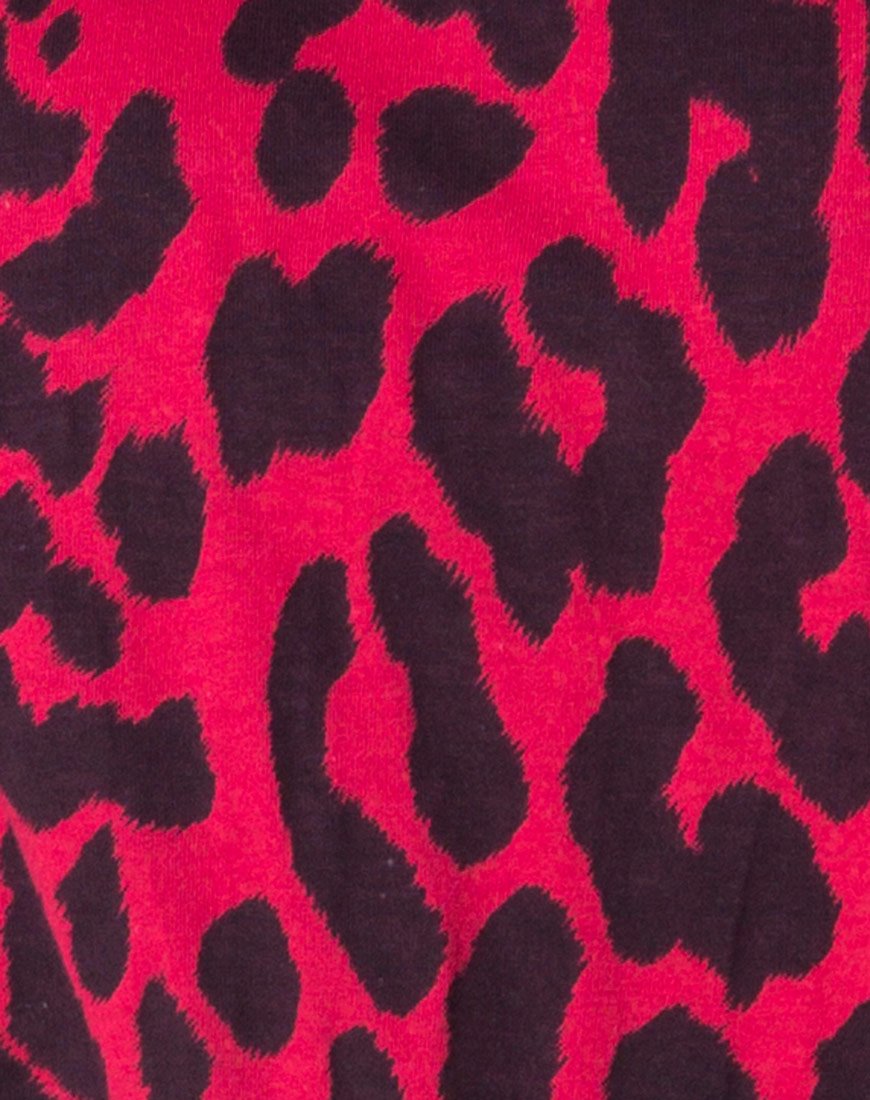Image of Sunny Kiss Tee in Oversize Jaguar Red