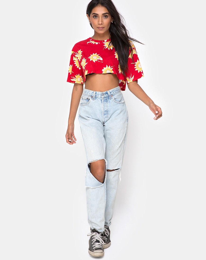Image of Super Cropped Tee in Sunny Days
