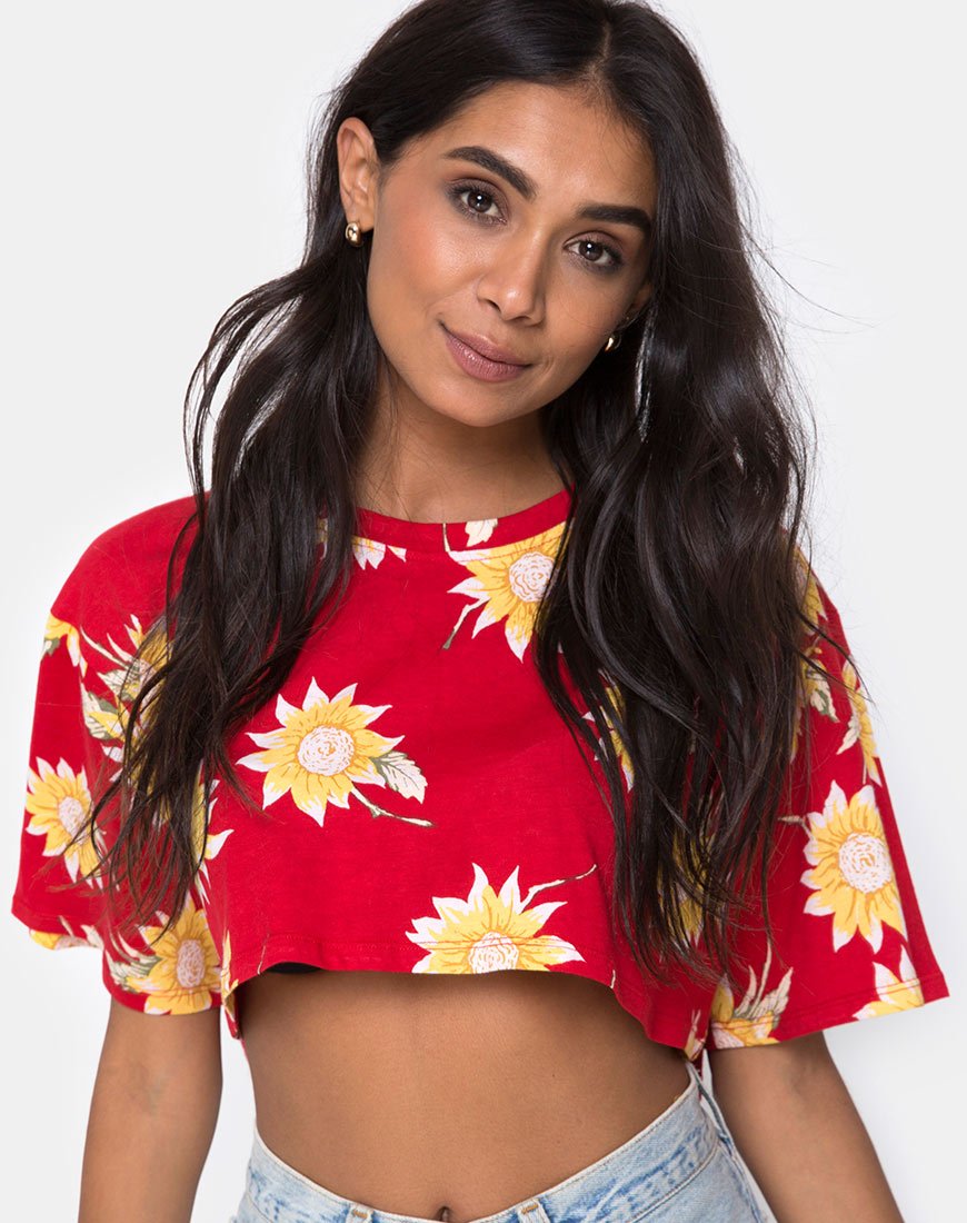 Image of Super Cropped Tee in Sunny Days