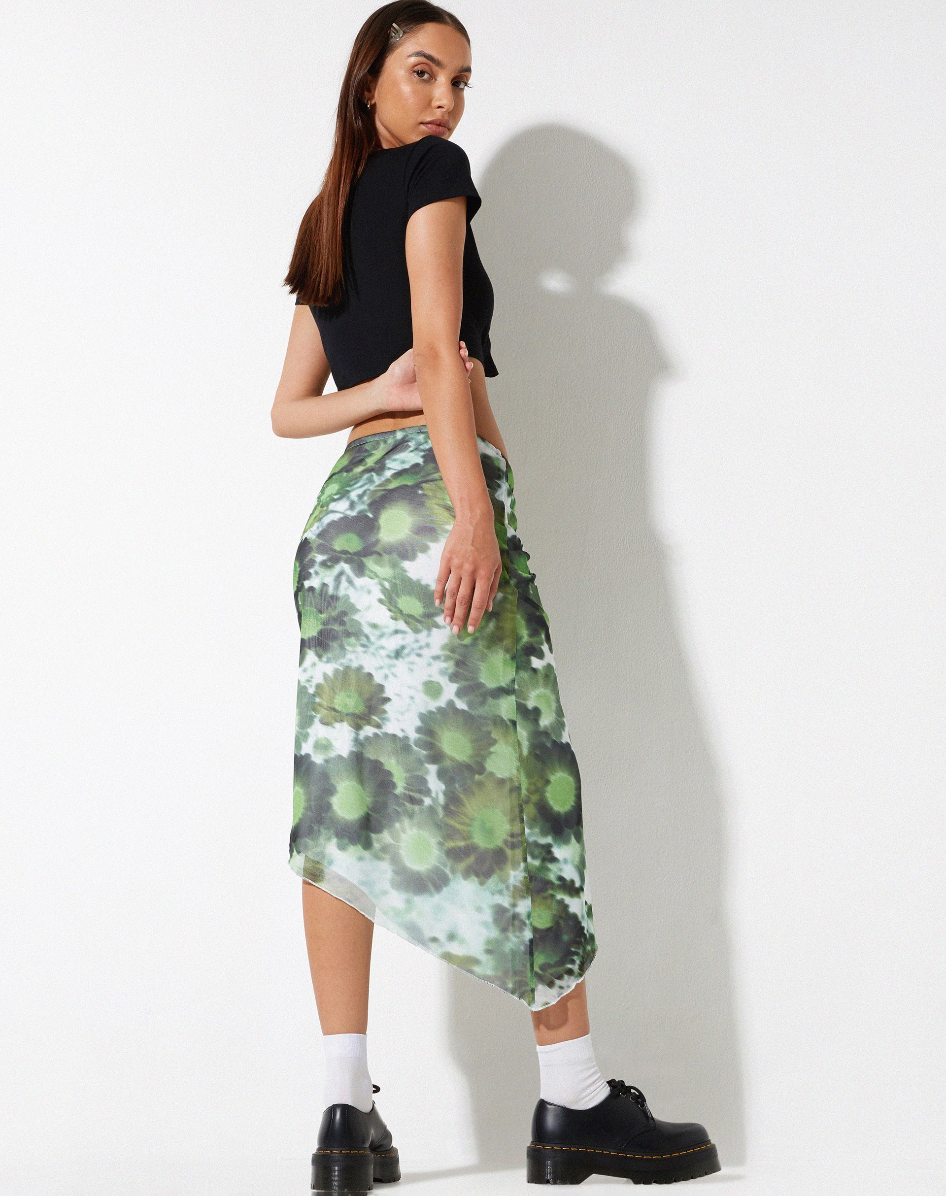 Tansy Skirt - Mosaic Floral main image 1