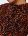 Ditsy Leopard Orange