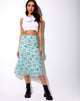 Image of Taura Midi Skirt in Lilac Rose Khaki