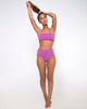 Image of Taya Bikini Bottom in Crinkle Rib Violet