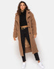 Image of Teddy Duster Coat in Faun