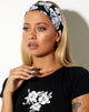 Image of Headband in Vacation Black and White