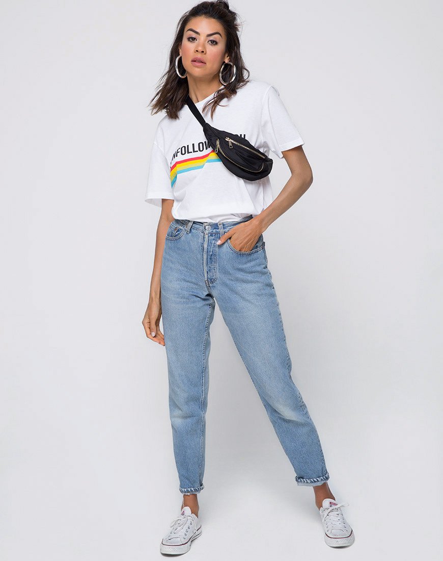 Image of Oversize Basic Tee in I unfollowed You