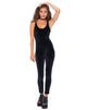 Image of Motel Unitard in Black Velvet