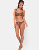 Image of Vanna Bikini Bottom in Burn Out Leopard