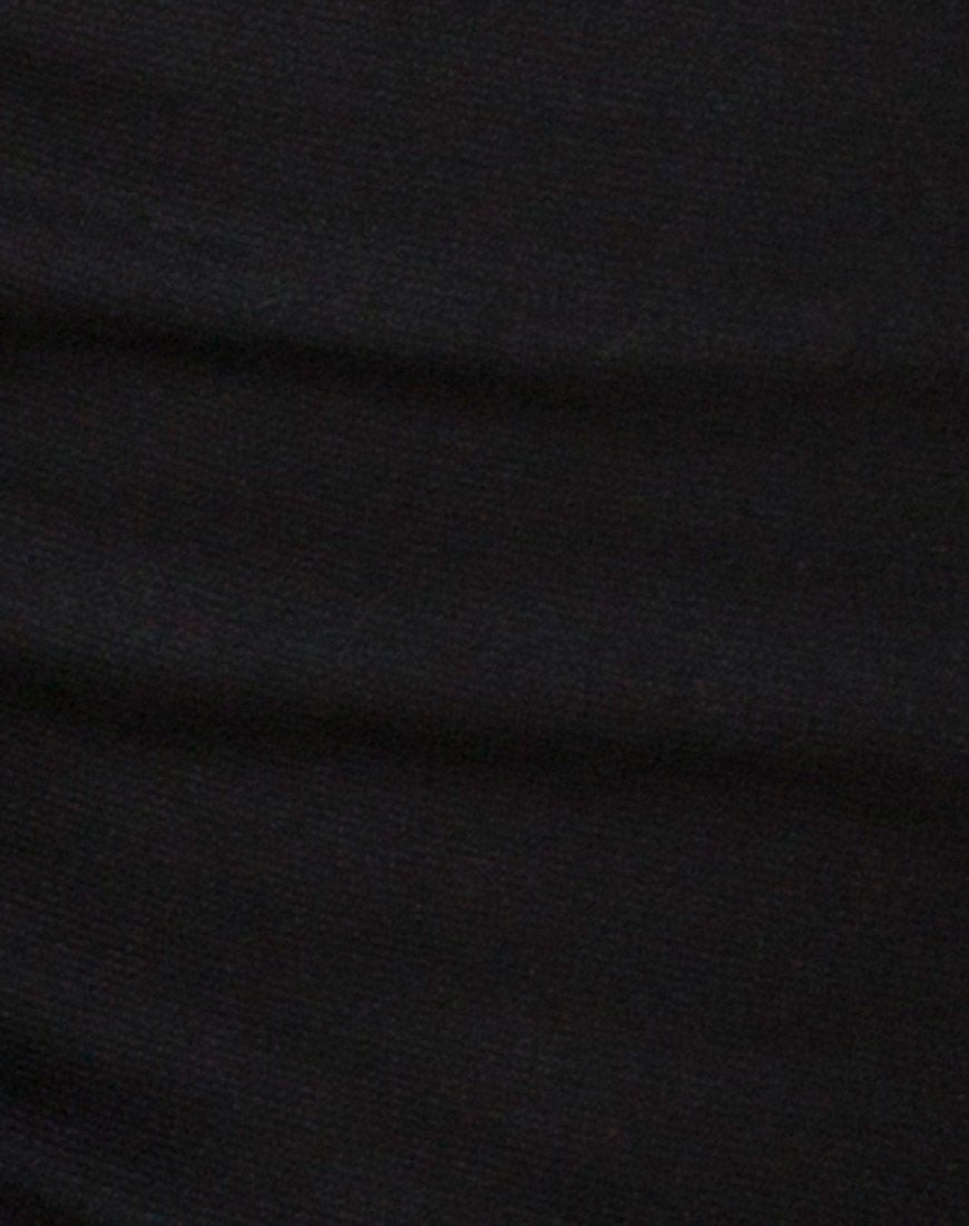 Image of Venchy Bodycon Dress in Diamante Ring Black