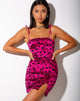 Image of Verso Mini Dress in Butterfly Bloom Pink