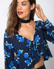 Image of Vine Top in Midnight Blue Rose