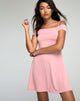 Image of Widuri Skater Dress in Blush