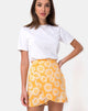 Image of Derla Wrap Skirt in Sunkissed Floral Yellow