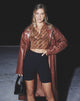 Image of Kendal Long Sleeve Shirt in Brown Angel Energy Flock