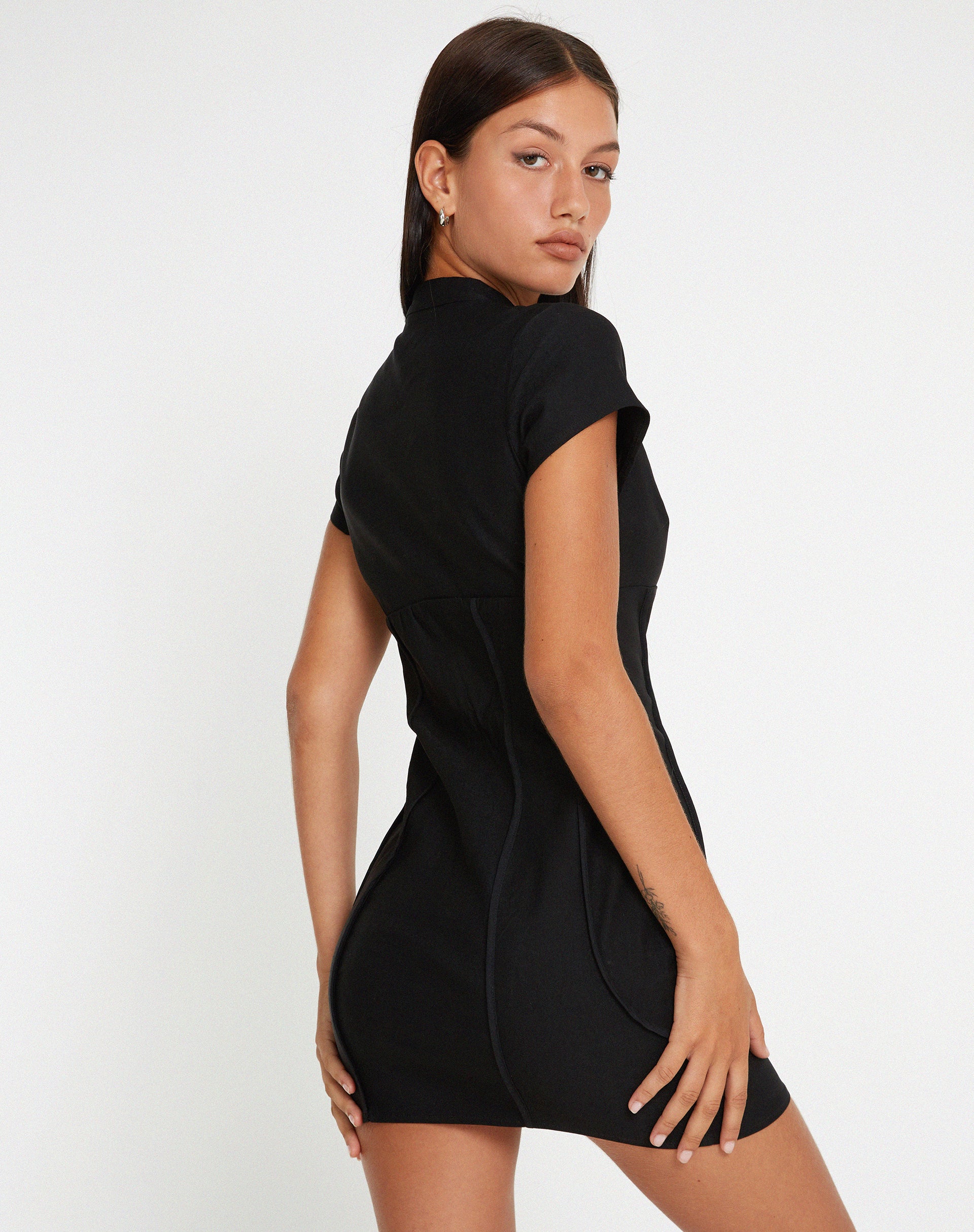 Black Mini Dress | Yanzi – motelrocks-com-us