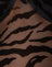 Horizontal Zebra Flock Black
