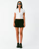 Motel X Olivia Neill Yejin Shirt in Bubble Jersey True White
