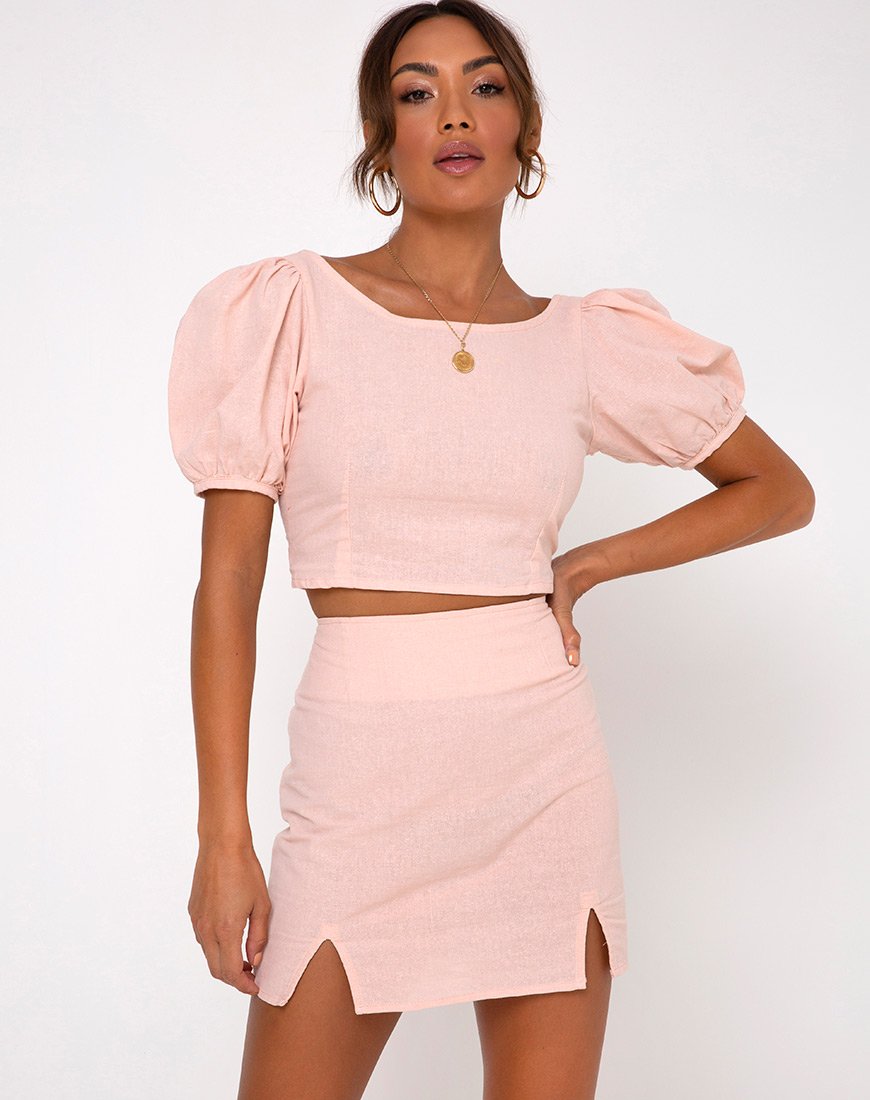 Image of Yonna Top in Peach