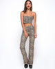 Image of Zolia Trouser in Rar Leopard Brown