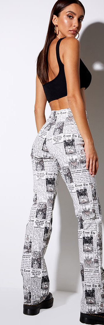 Pantalón Zoven Flare Naranja Dragón Tonal