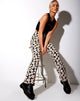 Image of Zoven Trousers in Daisy Love Black