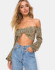 Image of Zuma Crop Top in Rar Leopard