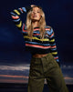 Image of Zutha Jumper in Multi Stripe Blue and Black