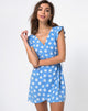 Image of Karill Dress in Daisy Stamp Sky Blue