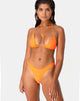 Image of Makida Bikini Top in Matte Orange