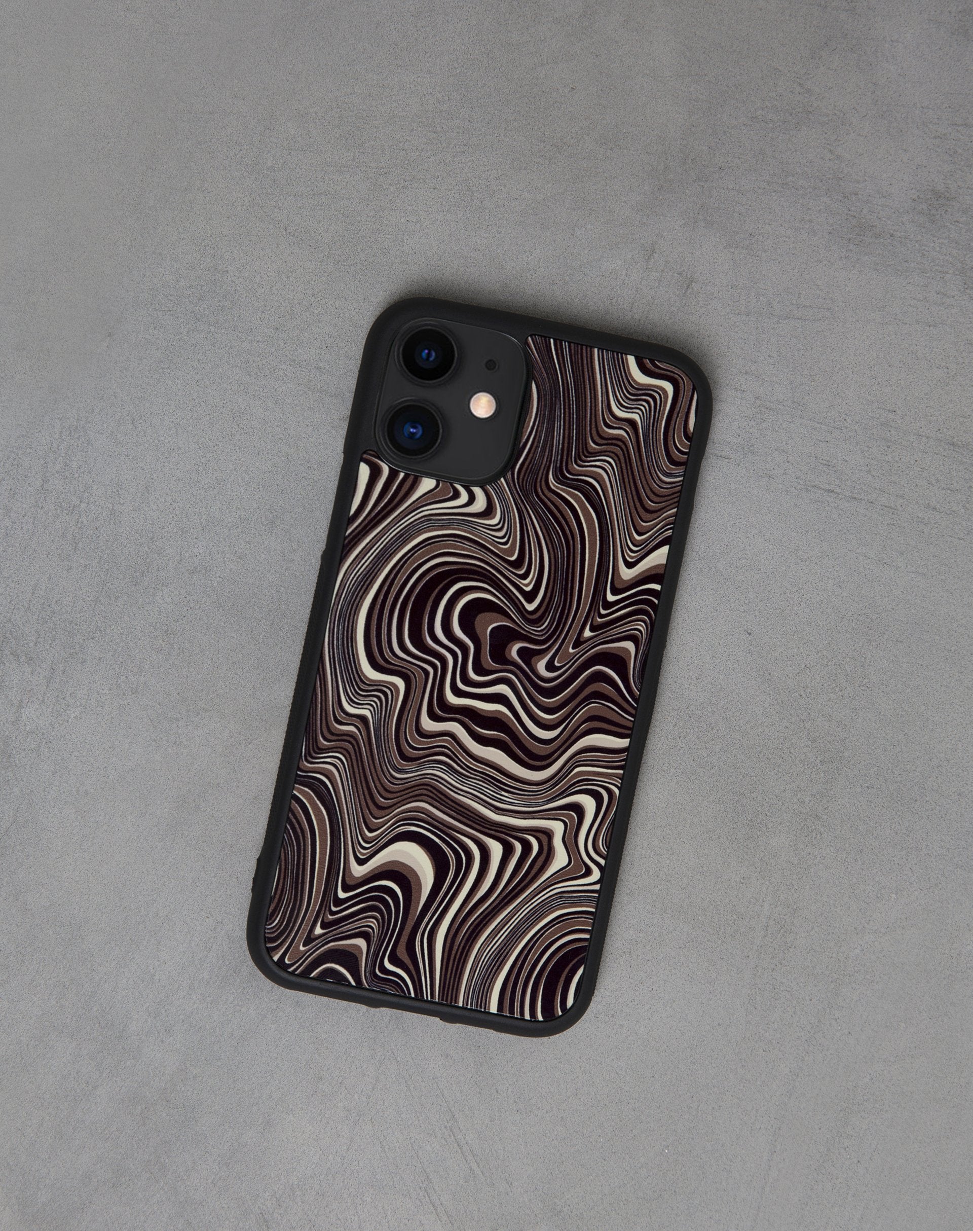 Image of Iphone Case in 70s Ripple Brown