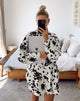 Image of Neve Jumper Dress in Dalmatian